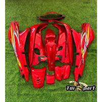 ราคา ชุดสีเวฟ110เก่า เวฟ100 งานARM พร้อมสติ๊กเกอร์ ใส่รุ่นเวฟ110เก่า เวฟ100(สีแดงแก้วทั้งคัน)รวม13ชิ้น สินค้างานเทียม (42362086075)