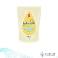 ราคา (ชนิดถุงเติม) Johnson's Top-to-Toe จอห์นสัน ท็อปทูโท เบบี้ บาธ สบู่เหลวอาบน้ำสระผม 400 มล. (4030501862)