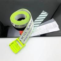 ราคา เข็มขัด OffWhite canvas Transparent long belt (3441587527)