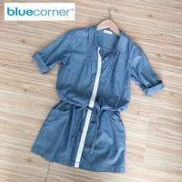 ราคา เดรสเชิ้ต/เชิ้ตยาว Blue Corner #เสื้อมือสอง สภาพดี (3615760194)