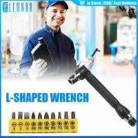 ราคา ของมาใหม่！ชุดไขควงตัว L งอ 90 องศา สองหัวจับ 6.35mm.ข้อต่อหกเหลี่ยม ขันสกรูน๊อต (43202651660)
