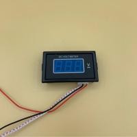 ราคา วัดโวลท์ดิจิตอลใหญ่ DC0-50v ไฟสีน้ำเงิน (6034850270)