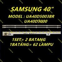 ราคา ใหม่ 2 ชิ้น/เซ็ต UA40D5003BR / UA40D5000 SAMSUNG 40" LED TV BACKLIGHT / LAMP TV (พร้อมสต็อก) UA40D5003 (41971300778)