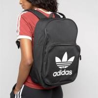 ราคา >>ของแท้<< Adidas Originals Trefoil Logo Backpack in Black (367553556)