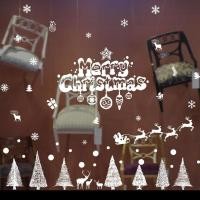 ราคา Merry Christmas Wall Decal XL831 ตกแต่งผนัง สติ๊กเกอร์ สติ๊กเกอร์ติดผนัง สติ๊กเกอร์ XL831 (27124856118)