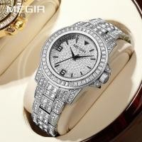 ราคา MEGIR อาจ นาฬิกาผู้ชาย หรูหราเต็มเพชรสไตล์หรูหรานาฬิกาควอทซ์กันน้ํา เป็นกลาง แฟชั่นนาฬิกาผู้ชาย 1092 (41918237266)