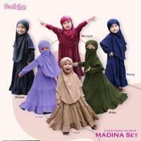ราคา Madina Set French Khimar Gamis สําหรับเด็กอายุ 2-8 ปี ฮิญาบไซอาริสมัยใหม่ (29732350398)