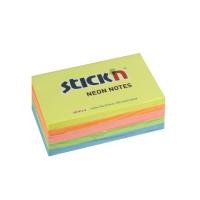 ราคา กระดาษโน้ตกาวในตัว ชนิดกาวหัว STICK'N #NEON (4+1) ขนาด 3x5 นิ้ว (แพ็ค 5 เล่ม) คละสีนีออน (PC) (8517495270)