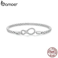 ราคา Bamoer สร้อยข้อมือเงินสเตอร์ลิง 925 อินฟินิตี้ เครื่องประดับแฟชั่น สําหรับผู้หญิง (19082448844)