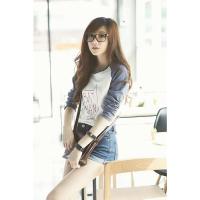 ราคา (ส่งต่อ) ICYICY เสื้อยืดแขนยาว ลายแมวแบทแมน Batman Raglan Top (28250382272)