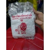 ราคา โซดาไฟ 1 กิโลกรัม คละยี่ห้อ โซดาเกล็ด (16501900079)