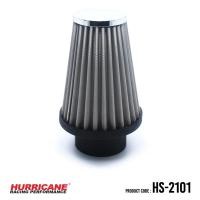 ราคา HURRICANE กรองเปลือย ( ทรงกรวย ) ( ฐาน4.5 สูง 9 ปาก 2.5 ) HS-2101 , HS-2101-C Hurricane cotton air filter (18858675991)