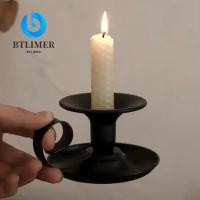 ราคา BTLIMER เชิงเทียนตั้งโต๊ะ, เชิงเทียนถ้วยชาเหล็กโลหะสไตล์ยุโรป, ฐานเทียน Single-Head Simple เชิงเทียนคริสต์มาส (40217236848)