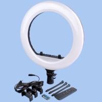 ราคา Telecorsa ชุดไฟไลฟ์สด ชุดไฟปรับเปลี่ยนสีได้ ไฟวงแหวน RL-14" LED Soft Ring Light รุ่น lighting-circle-selfie-live-3-phone (17537333146)