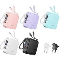ราคา OUKU P5 POWER BANK P51 แบตสำรอง 10,000 MAH พร้อมสายชาร์จในตัว (24886978863)