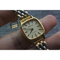 ราคา นาฬิกา Vintage มือสองญี่ปุ่น Elnard 17jewels ระบบ ไขลาน Swiss Made Gold Dial ชุบทองคำ 17mm (11948950106)