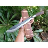 ราคา มีดเหน็บ อีเหน็บ (E-Nap) มีดอีเหน็บ มีดเดินป่า มีดแคมป์ มีดใช้งาน มาเชเต้ มีดควาญ ใบ 11” ตีร้อนชุบแข็ง ด้าม-ฝักไม้ประดู่ (21125249295)