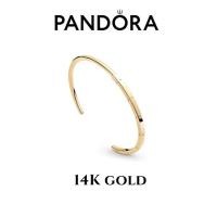 ราคา [ส่งจากกรุงเทพ]Pandora Classic Collection Bracelet เงิน925 14K เปิด สร้อยข้อมือ กำไล ของแท้ 100% (24087283800)