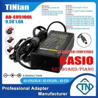 ราคา 9.5V 1A อะแดปเตอร์ AC/DC AD-E95100L สําหรับ Casio CT-X870IN CTK-1250 CTK-5200 WK-240 WK-245 คีย์บอร์ดเปียโนอิเล็กทรอนิกส์แหล่งจ่ายไฟ (42619441942)