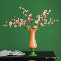 ราคา แจกันแก้วทำด้วยมือสไตล์จีนโบราณโต๊ะดอกไม้แห้ง UOMQ (29702891291)