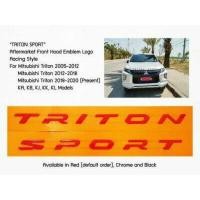 ราคา LOGO Triton sport โลโก้ตัวนูน 3D สีแดง Triton Sport งานสวยที่สุด (3690923492)