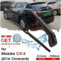 ราคา ใบปัดน้ําฝนรถด้านหลังหน้าต่างกระจก Wipers Auto อุปกรณ์เสริมสําหรับ Mazda CX-4 Hatchback 355 มม. 2016 มุ่งหน้าไป (42321603495)