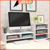 ราคา Leego Desktop standing rack ชั้นวางคอมพิวเตอร์ที่วางจอคอมพิวเตอร์ ขาตั้งคอมพิวเตอร์ ชั้นวางหน้าจอคอม ที่วางคอมพิวเตอร์ ชั้นวางหน้าคอม (25388497255)