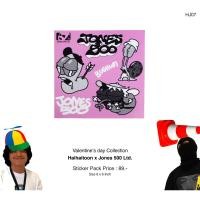 ราคา HJ07-2025 : Hai Hai Toon X JONES 500 LTD. / Pink / Sticker Pack / 89 B. (27575956837)