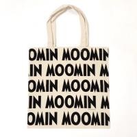 ราคา ถุงผ้ามูมิน Moomin Black Logo Tote Bag Ecobag Recycled Cotton ตัวอักษรสีดำ หิ้วเองจาก Finland ของแท้ % (7862483596)