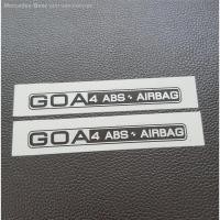ราคา 1คู่ GOA 4ABS AIRBAG สติ๊กเกอร์ติดรถของเทียบ โตโยต้า ไทเกอร์ ไทเกอร์ D4D TOYOTA TIGER TIGER D4D SPORT CRUISER1998-2003 (16074045030)