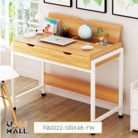 ราคา โต๊ะทำงาน พร้อมลิ้นชักเปิดปิดในตัว ขนาด 100X48 cm. (1347131470)