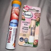 ราคา Lip Balm ลิปบาล์ม Balea + วิตามินเม็ดฟู่ Mivolis (27905865767)