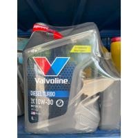 ราคา น้ำมันเครื่อง วาโวลีน ดีเซล VALVOLINE DIESEL TURBO 10W-30 กีงสังเคราะห์ ปริมาณ 6+1 ลิตร (43258410746)