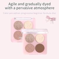 ราคา 6409 (ใหม่/แท้) NOVO อายแชโดว์ พาเลทตา เนื้อแมท ชิมเมอร์ ประกายมุก เม็ดสีชัด 4 สี Eyeshadow สีสวย ติดทน กันน้ำ (29624161472)