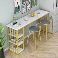 ราคา ชุดโต๊ะบาร์ 120*40 พร้อมสตูลสูงห้องนั่งเล่นในบ้านสีขาวบาร์และโต๊ะตู้ครัว (26668676786)