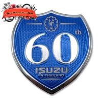ราคา โลโก้ LOGO ติดท้าย เรซิน "60th Isuzu" อีซูซุ ดีแม็ก มูลเอ้ก สี น้ำเงิน , โครเมียม D-Max, Mu-X Isuzu ปี2012-2018 (9924506890)