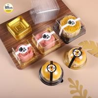 ราคา กล่องขนมไหว้พระจันทร์ กล่องขนมเปี๊ยะ เหลี่ยม กลม ฐานดำ ฐานทอง 50 ใบ (29828953274)