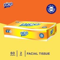 ราคา NICE FACIAL TISSUE PERFUMED 60 แผ่น TISSUE Box (18581150267)