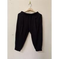 ราคา กางเกงผ้ายืดสีดำสนิท airism uniqlo size M (11623682834)