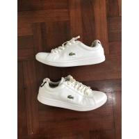ราคา รองเท้ากีฬา lacoste สีขาว size 37 สภาพดีมาก (4376779703)