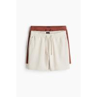 ราคา H&M(เอชแอนด์เอ็ม) ชุดกางเกงขาสั้น Sweatshorts แบบ Regular Fit จำนวน 2 ชุด ผู้ชาย 1264429_1 (42452155262)