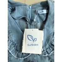 ราคา เสื้อผ้า แฟชั่น งานป้าย ชุดเดรสยีนส์กระโปรงแต่งระบาย Size S (10589789321)