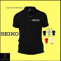ราคา BAJU COTTON SULAM POLO T-SHIRT LOGO SEIKO WATCH เสมอหนึ่งขั้นตอนที่พัก UNISEX UNIFORM EMBROIDERY fFP03 (43567810584)