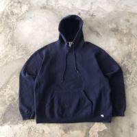 ราคา Vintage90s Russell Athletic Blank Navy Hoodie (29881089386)