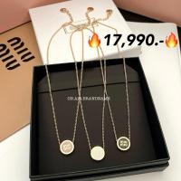 ราคา New miu miu necklace สร้อยคอ รุ่นฮิต น่ารักมาก (28769501597)