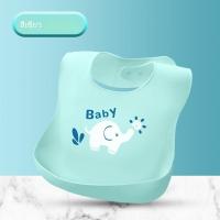 ราคา เอี๊ยมเด็กซิลิโคนกันน้ํานุ่มอาหารเกรดเนื้อนุ่มพิเศษง่ายต่อการยุบป้องกันอาหารสาดสะอาดสะดวกทําความสะอาดอาหารสําหรับทารก (40111977401)