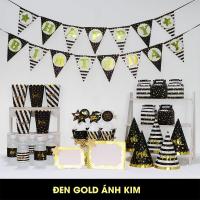 ราคา ชุดตกแต่งวันเกิด Gold BLACK Metallic (43363507011)