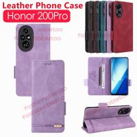 ราคา เคสโทรศัพท์หนังสําหรับ Honor 200 pro Lite สมาร์ท 200pro 200Lite 200Smart Honor200 pro Honor200pro Honor200Lite Honor200Smart วงเล็บแม่เหล็กปลอกกันกระแทกฝาหลัง (27002413606)