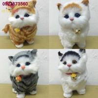 ราคา BNM2177♟♨♤ตุ๊กตาน้องแมวมีเสียง ตุ๊กตาน้องแมว น้องแมวมีเสียง ตุ๊กตาแมวร้องเสียงเหมียวๆ น่ารักๆ ตุ๊กตาแมวเปอร์เซียจำลองน่า (12724532907)