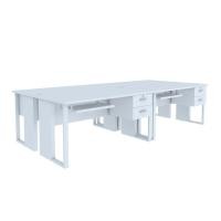 ราคา INDEX LIVING MALL โต๊ะคอมพิวเตอร์ 4 ที่นั่ง D รุ่นเวคตร้า 300 ซม. - สีขาว (6043058028)
